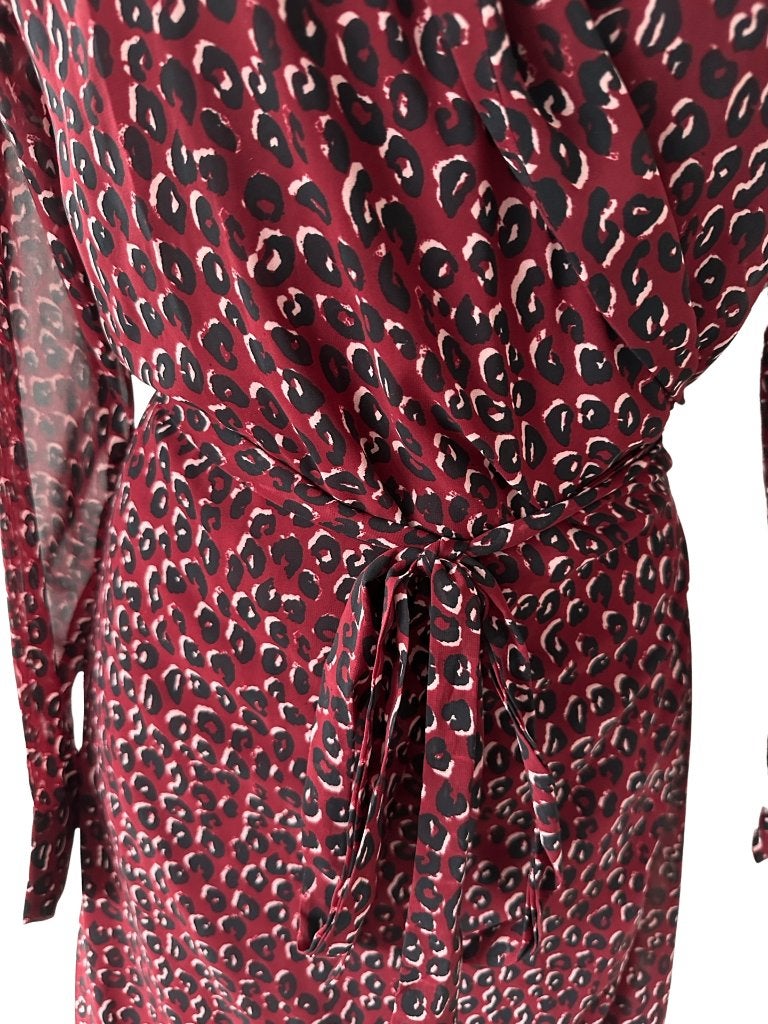 Sissy Boy jurk M, Kleding | Dames, Ophalen of Verzenden, Zo goed als nieuw, Rood, Onder de knie