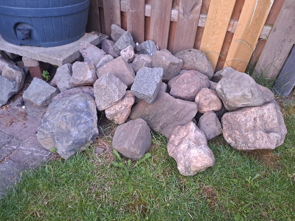 Maaskeien/grote stenen, Ophalen, Gebruikt, Multi, Kei