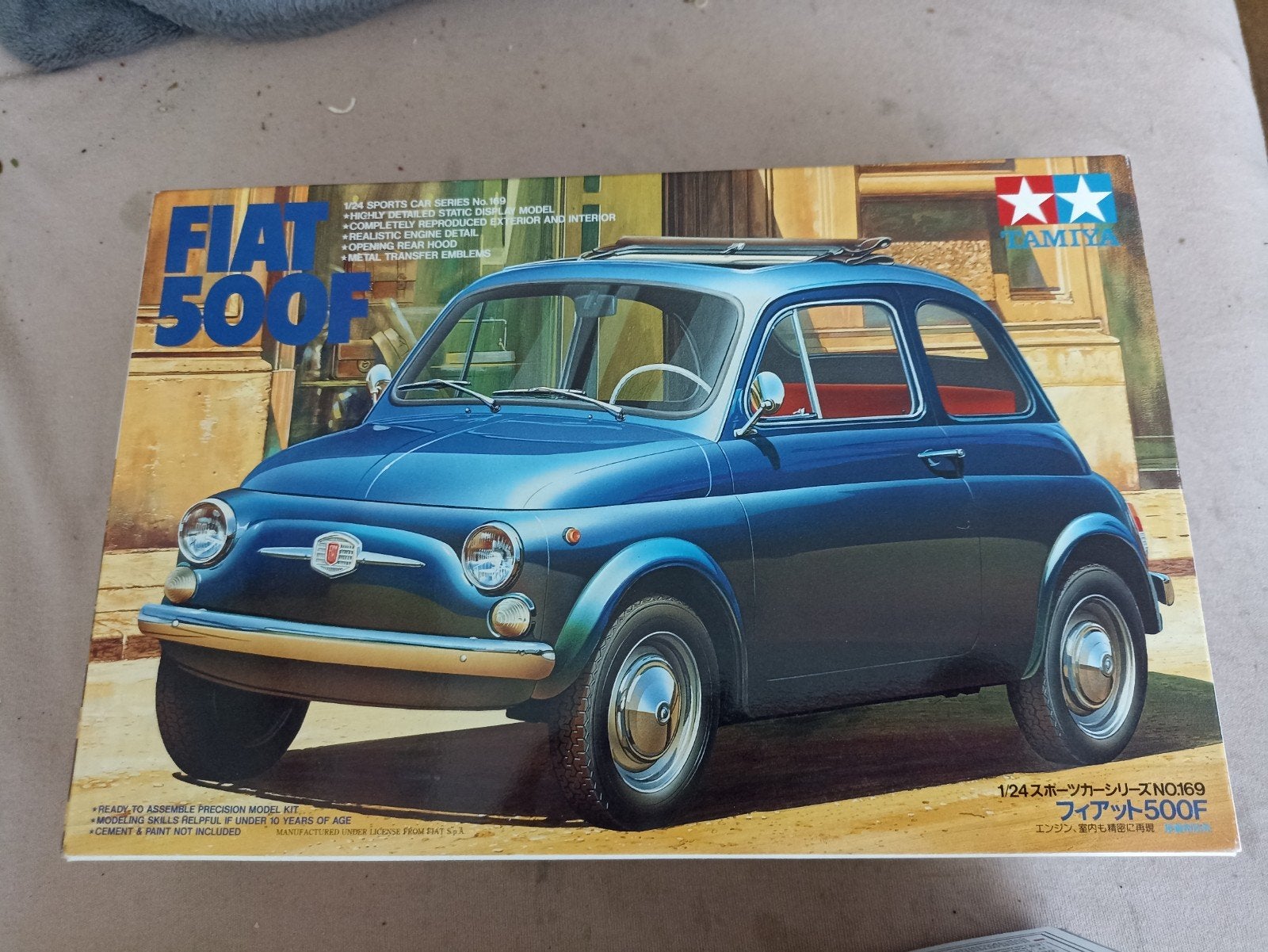 Tamiya Fiat 500F Modelbouwkit 1:24, Ophalen, Auto, 1:32 tot 1:50, Nieuw