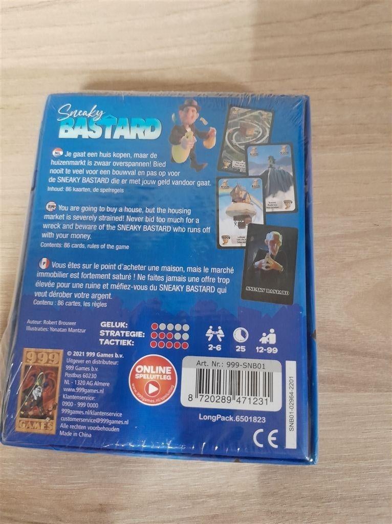 Sneaky bastard - 999 games - in seal - s3850, Verzenden, Zo goed als nieuw