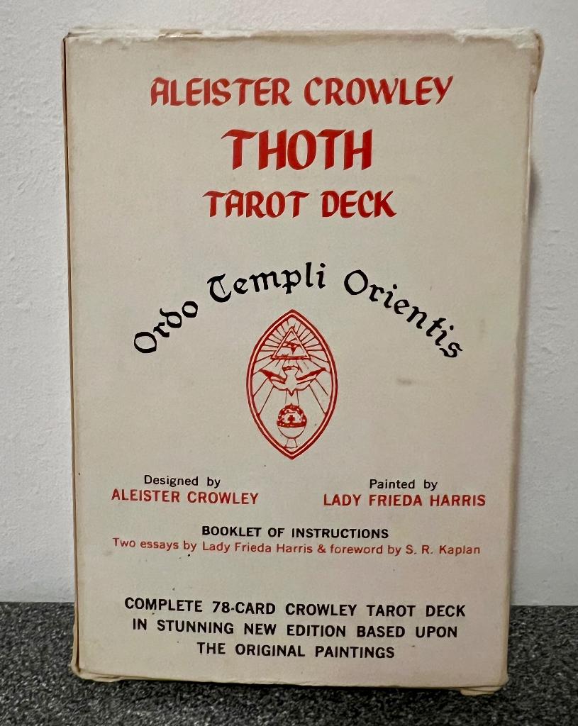 1978 Thoht Tarot Deck Aleister Crowley, Boeken, Gelezen, Tarot of Kaarten leggen, Overige typen, Crowley