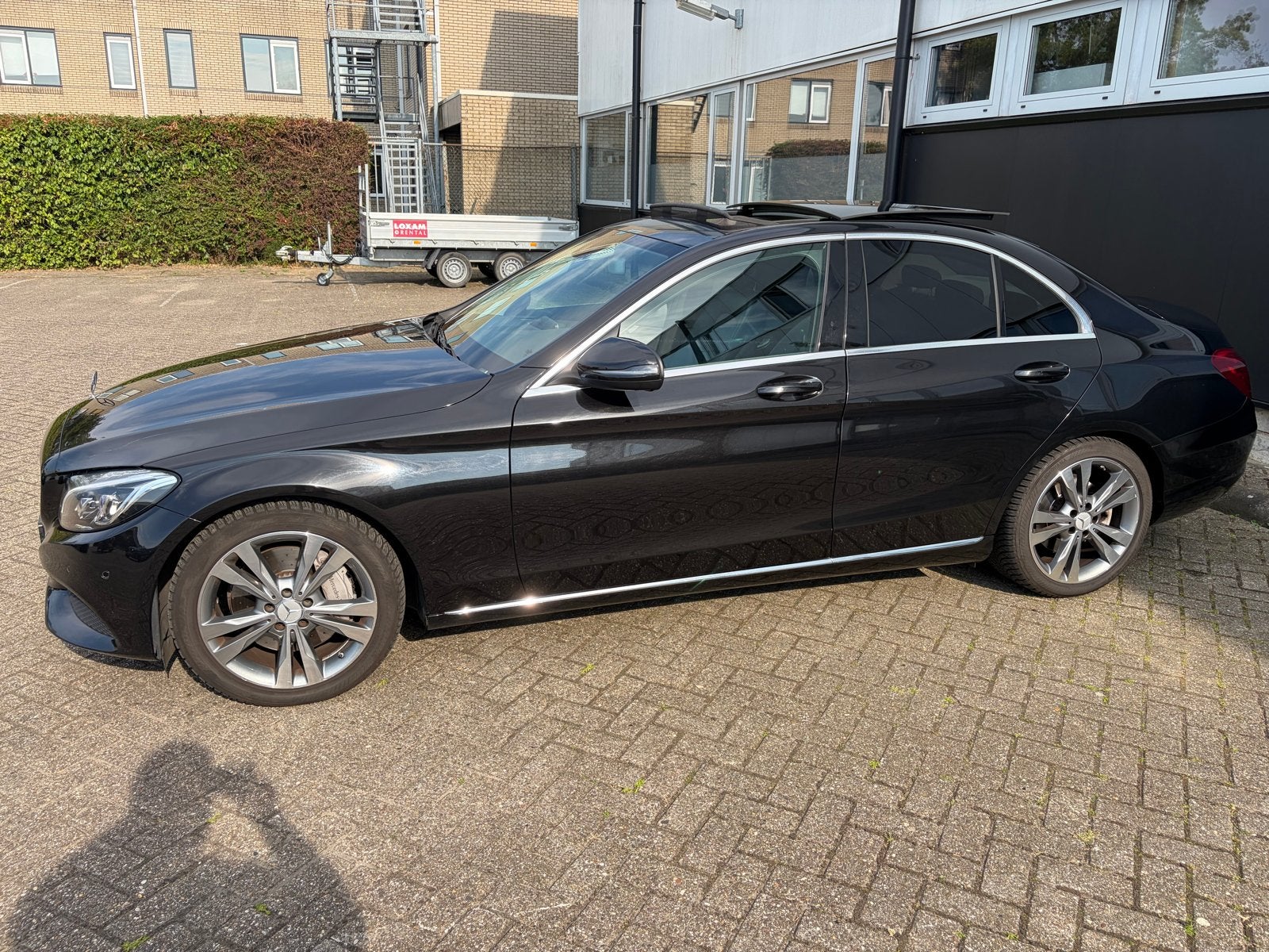 Mercedes-Benz C-Klasse C350 e Plug-in Hybrid 279pk 7G-TRONIC, Auto's, Mercedes-Benz, Automaat, Achterwielaandrijving, Leder en Stof