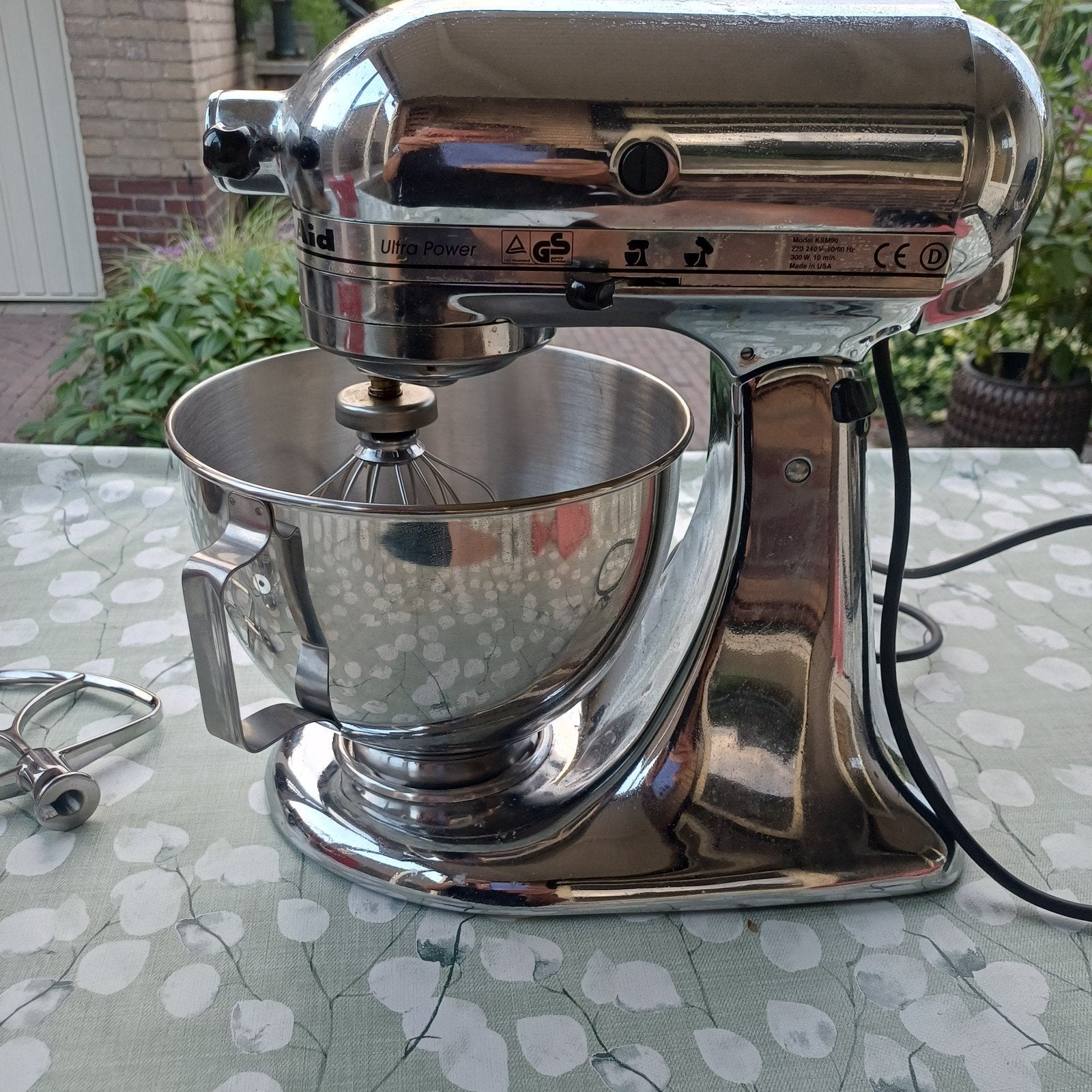 KitchenAid Keukenmachine KMS90 - Compleet met accessoires, 4 liter of meer, Ophalen, Gebruikt, 3 snelheden of meer