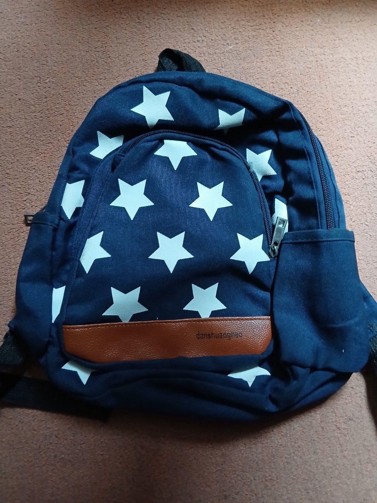 Leuke rugzak met sterrenprint - Ideaal voor kinderen!, Overige merken, Gebruikt, Minder dan 30 cm, Ophalen of Verzenden