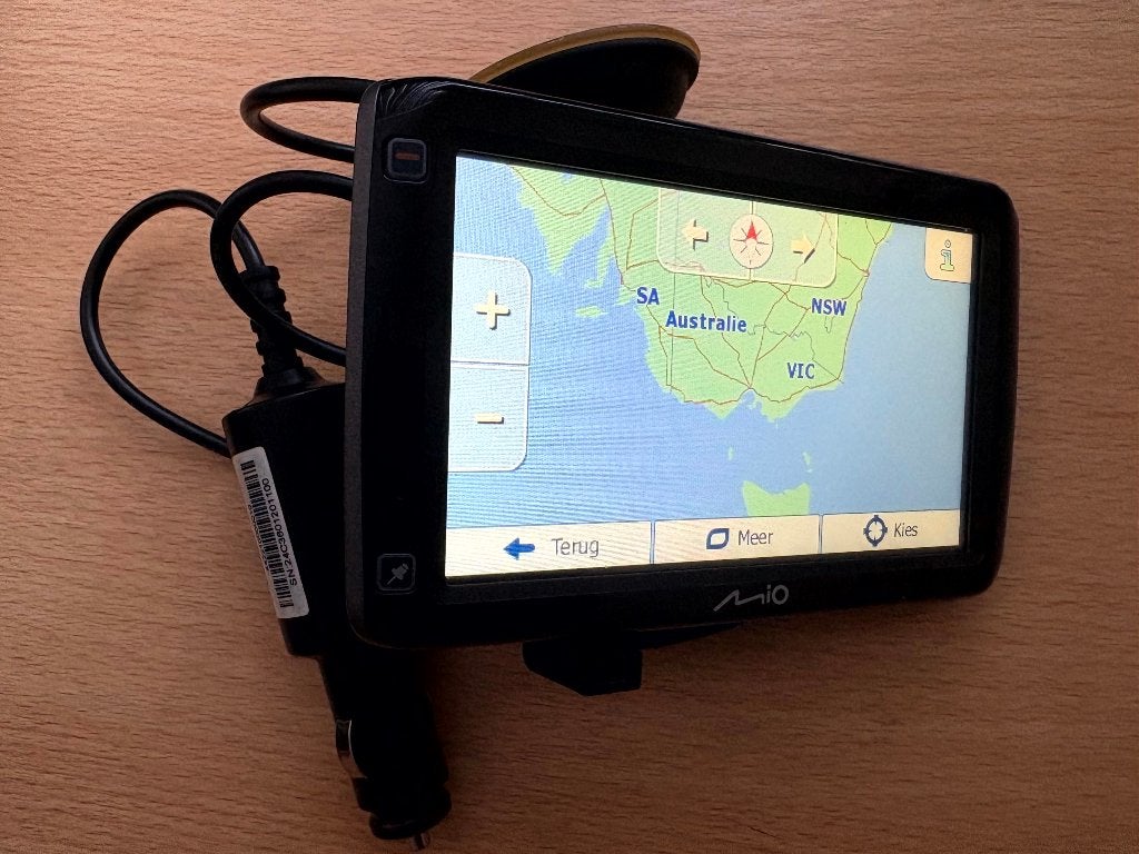 Mio iGO Navigatiesysteem Australië + Nieuw-Zeeland, Ophalen of Verzenden, Gebruikt