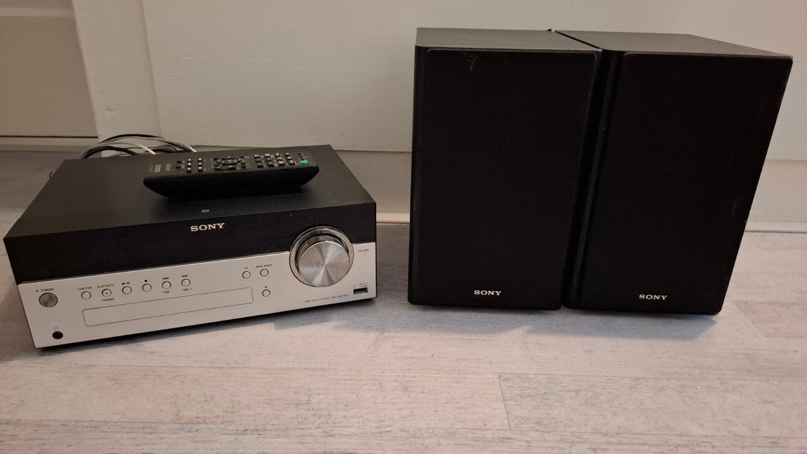 Sony Radio-CD speler met speakers en afstandsbediening, Audio, Tv en Foto, Stereo-sets, Gebruikt, Tuner of Radio, Ophalen of Verzenden