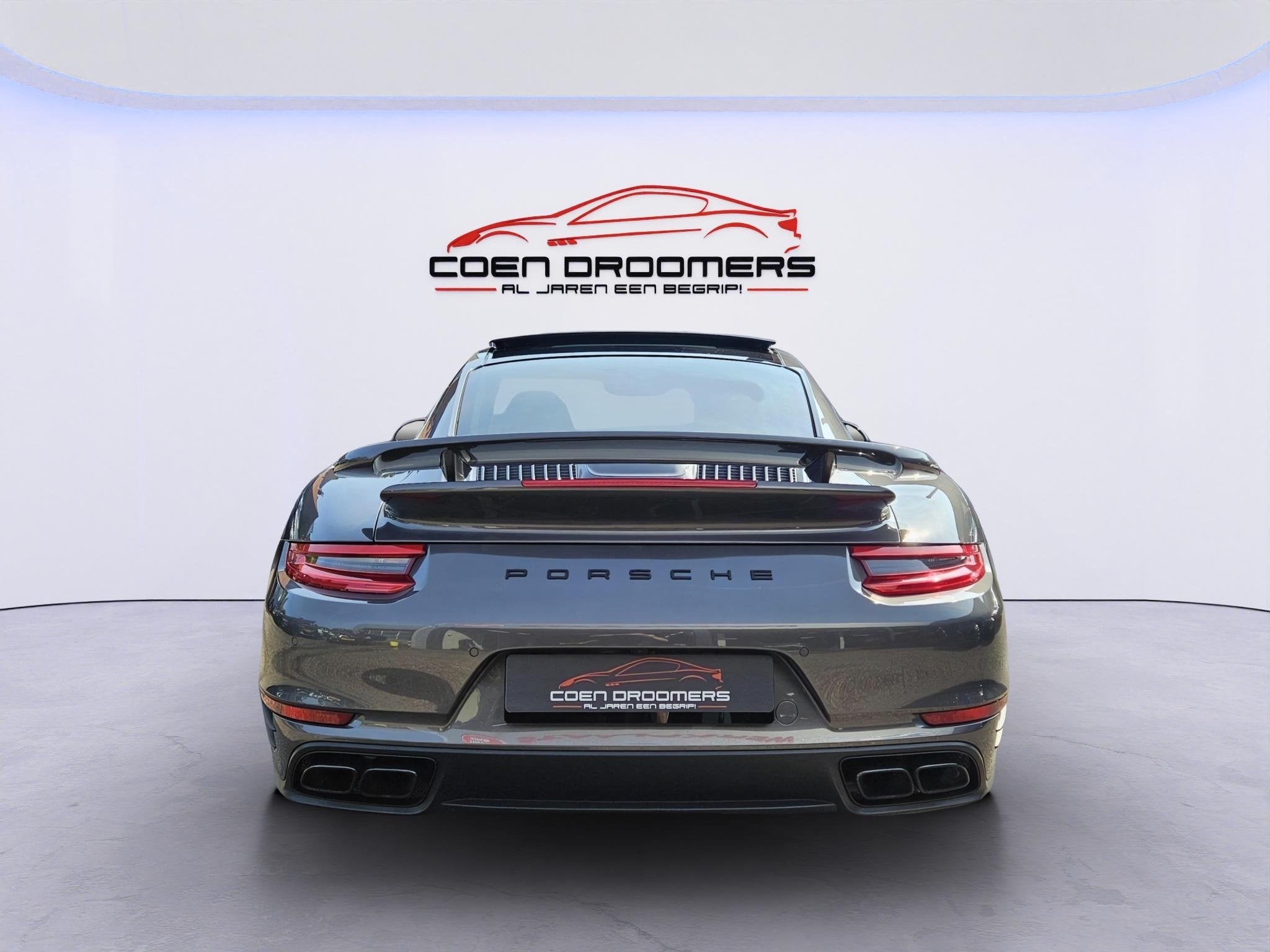 Porsche 911 3.8 Turbo S /Keramische remmen/Burmester/Schuif/, Auto's, Automaat, Gebruikt, Zwart, 4 stoelen