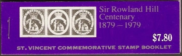 ST. VINCENT 1979 Rowland Hill Postzegelboekje, S.G.: SB-7, Postzegels en Munten, Verzenden, Postfris, Midden-Amerika