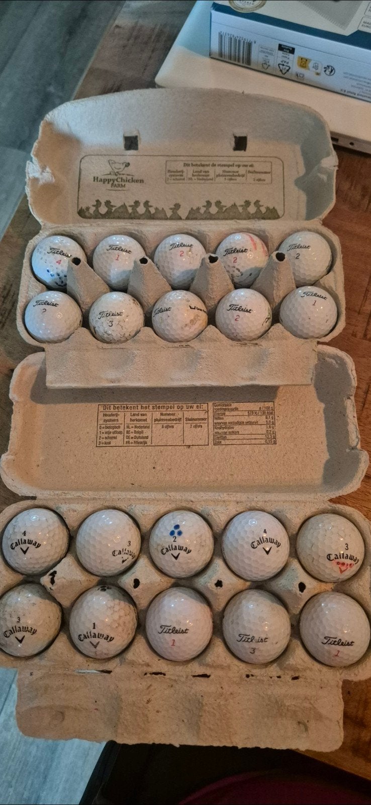 callaway / titleist golfballen, Ophalen of Verzenden