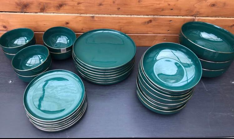29 delig action groen 1 koop !, Huis en Inrichting, Ophalen of Verzenden, Overige stijlen, Porselein, Schaal of Schalen