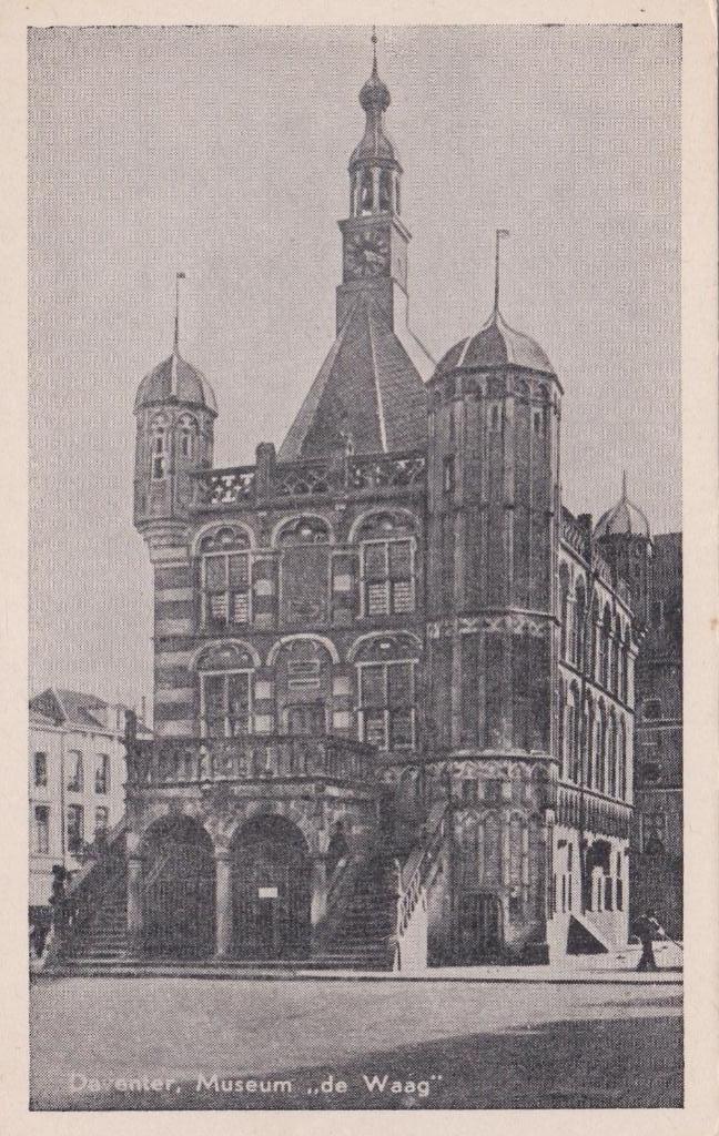 GA1285 Museum de Waag Deventer Olst Bathmen Wilp Twello, Verzenden, 1920 tot 1940, Ongelopen, Overijssel