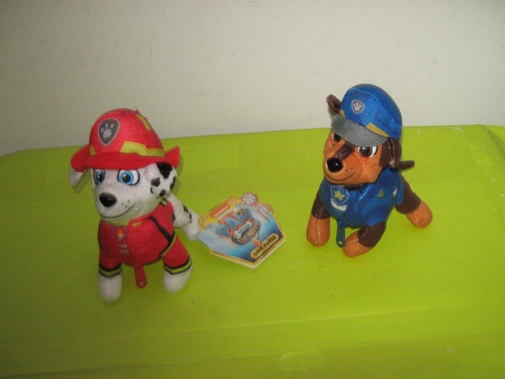 PAW PATROL KNUFFEL BEURSJES €0,50 PER STUK!, Ophalen, Overige merken, Hond, Zo goed als nieuw