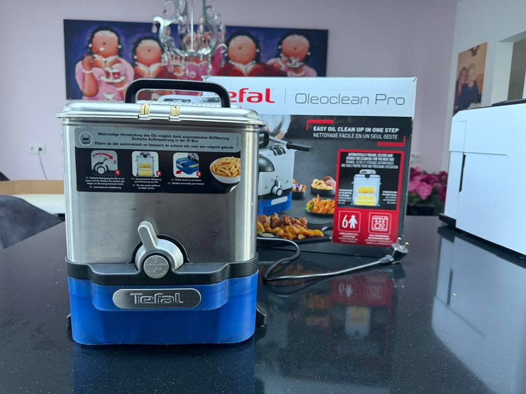 Tefal Oleoclean Pro Friteuse, Ophalen of Verzenden, Zo goed als nieuw