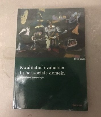 Kwalitatief evalueren in het sociale domein, Ophalen of Verzenden, Alpha, Zo goed als nieuw, HBO