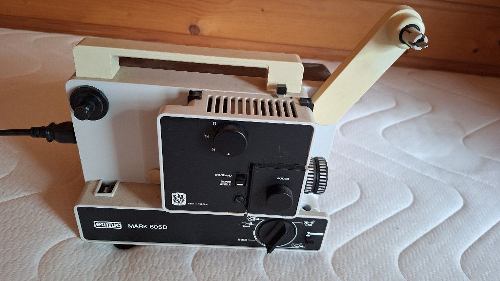 Eumig Mark 605D filmprojector, Ophalen, 1960 tot 1980, Projector