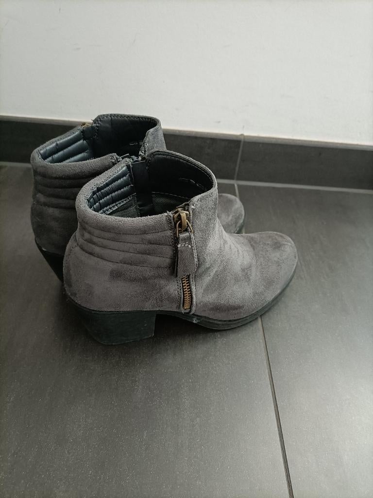 Damesschoenen, Kleding | Dames, Lage of Enkellaarzen, Ophalen of Verzenden, Trend One, Grijs