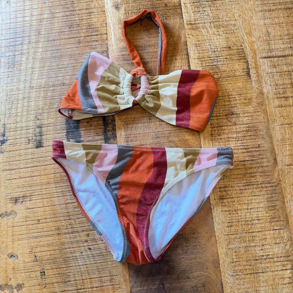 Zara bikini gestreept maat 164, Ophalen of Verzenden, Nieuw, Meisje, Sport- of Zwemkleding