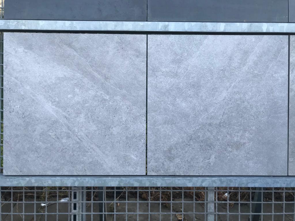Topkwaliteit Kera-beton 60x60x4 Slate Grey, Niet ingevuld, Keramiek, Niet ingevuld, Nieuw