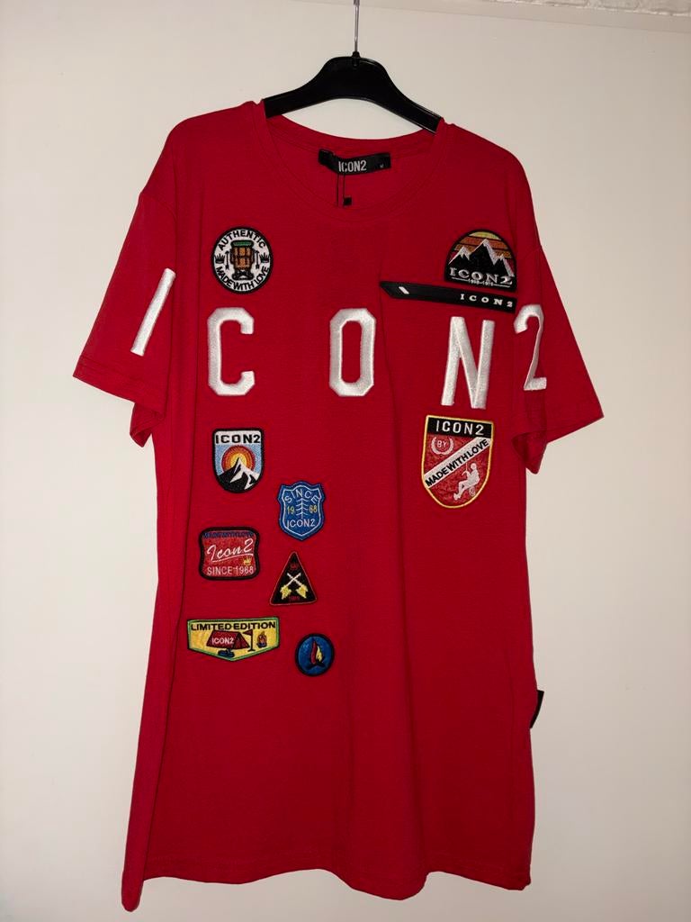 Restpartij Heren Icon Shirts - Diverse Maten en Kleuren, Kleding | Heren, Ophalen of Verzenden, Nieuw, Overige maten, Rood