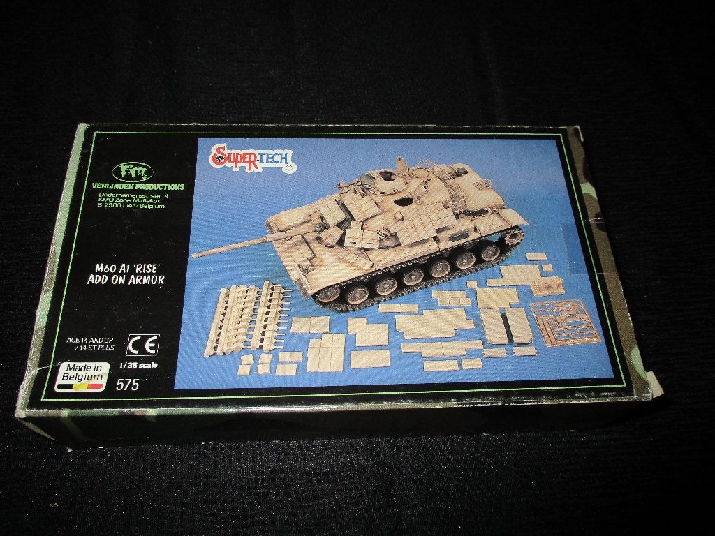 D-426,VERLINDEN 1-35,NO,575,M60 A1 'Rise' Add On Armor, Overige merken, 1:32 tot 1:50, Overige typen, Nieuw