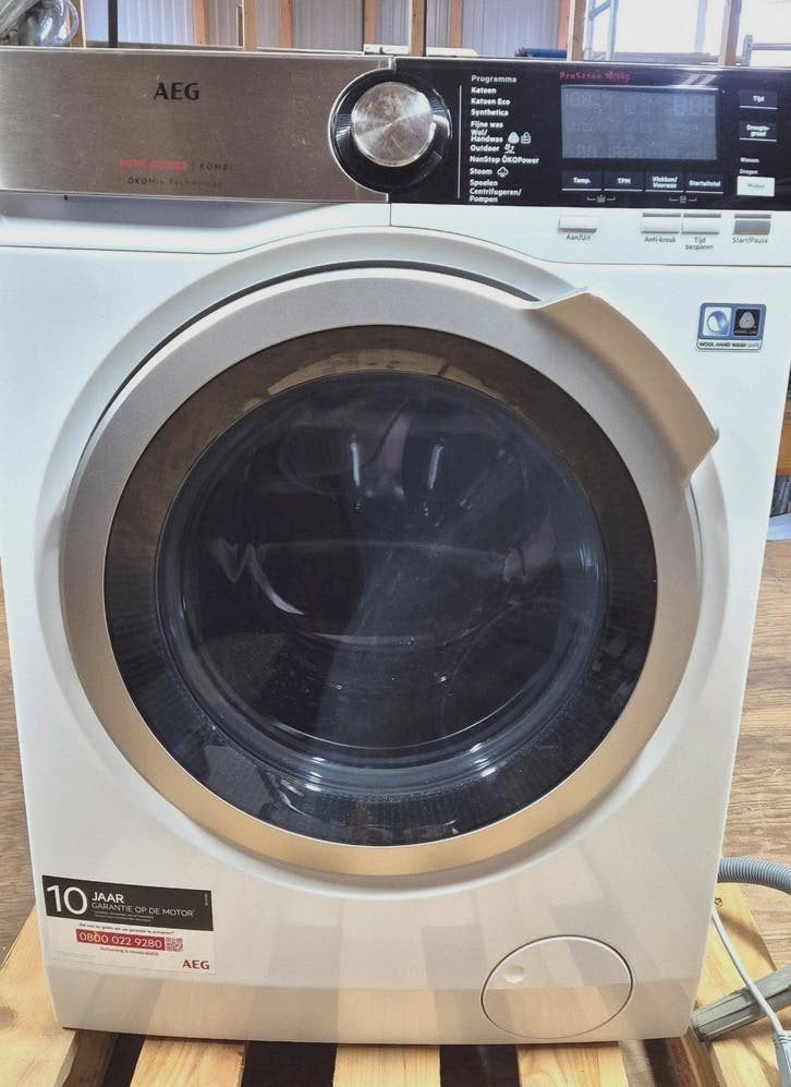 AEG L8WE06CS Was-droogcombinatie, 8 tot 10 kg, Ophalen of Verzenden, Nieuw