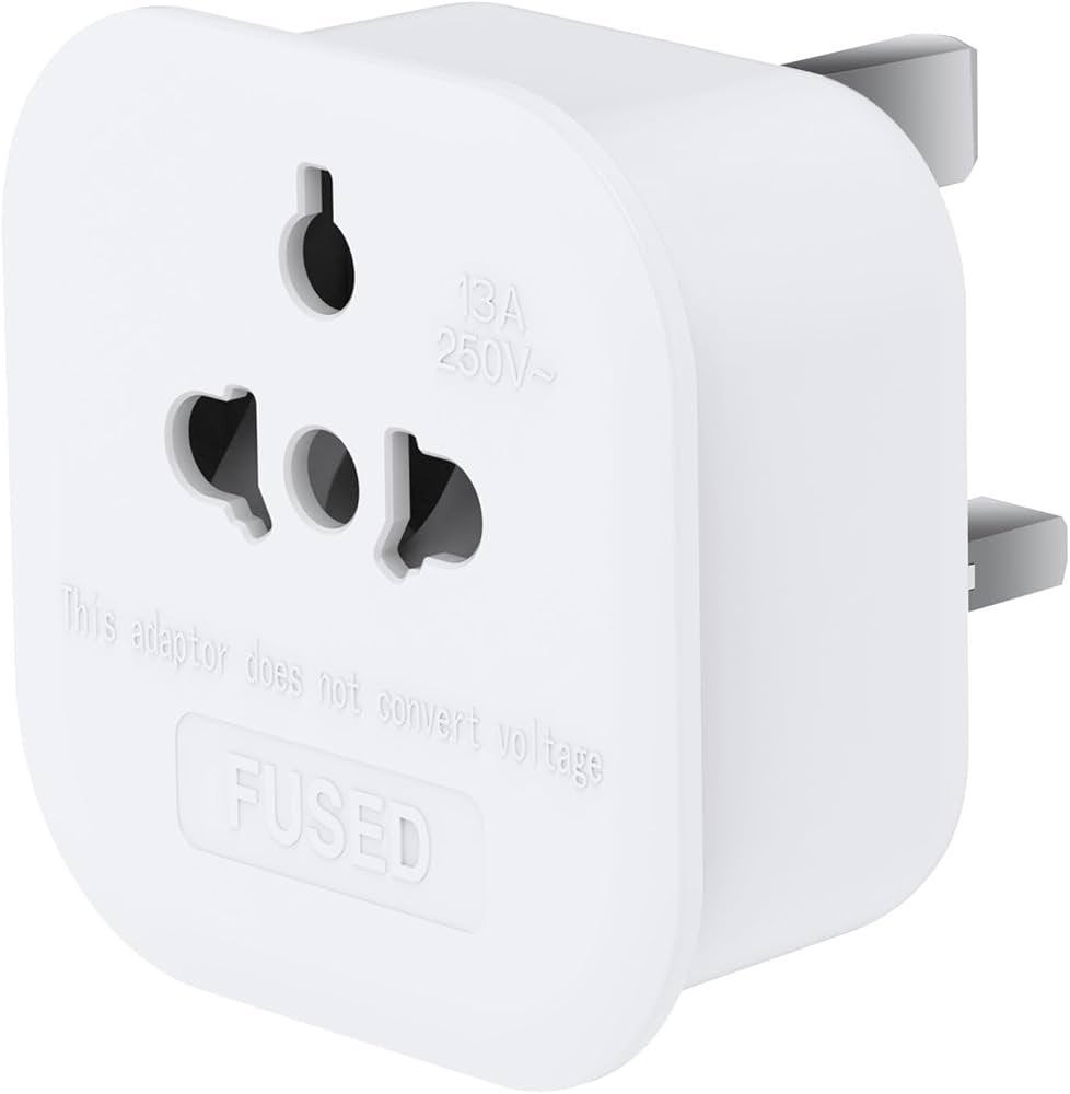 EU US to UK plug adapter, Ophalen of Verzenden, Zo goed als nieuw, Stekker