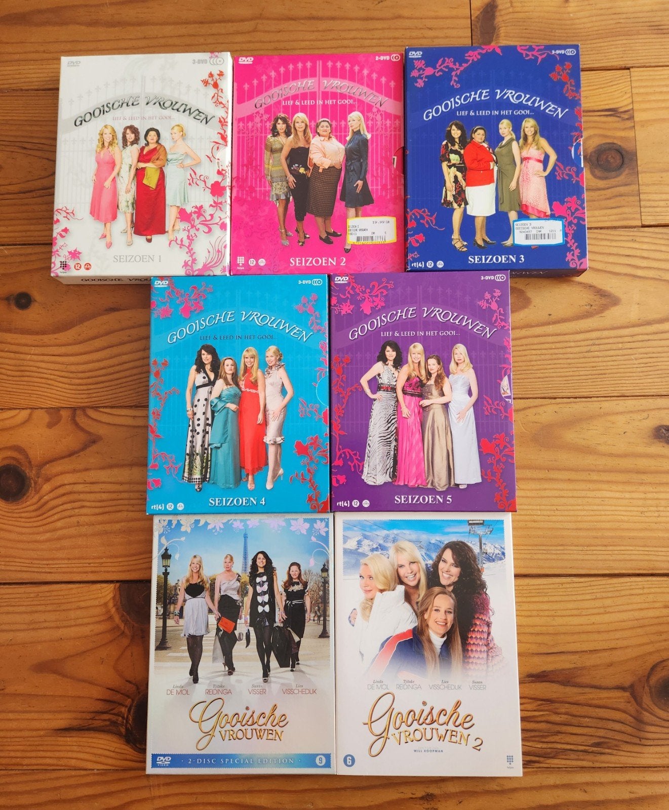 Gooische Vrouwen: Complete Serie + Films 1 & 2 (DVD), Nederlands, Zo goed als nieuw, Komedie, Vanaf 6 jaar