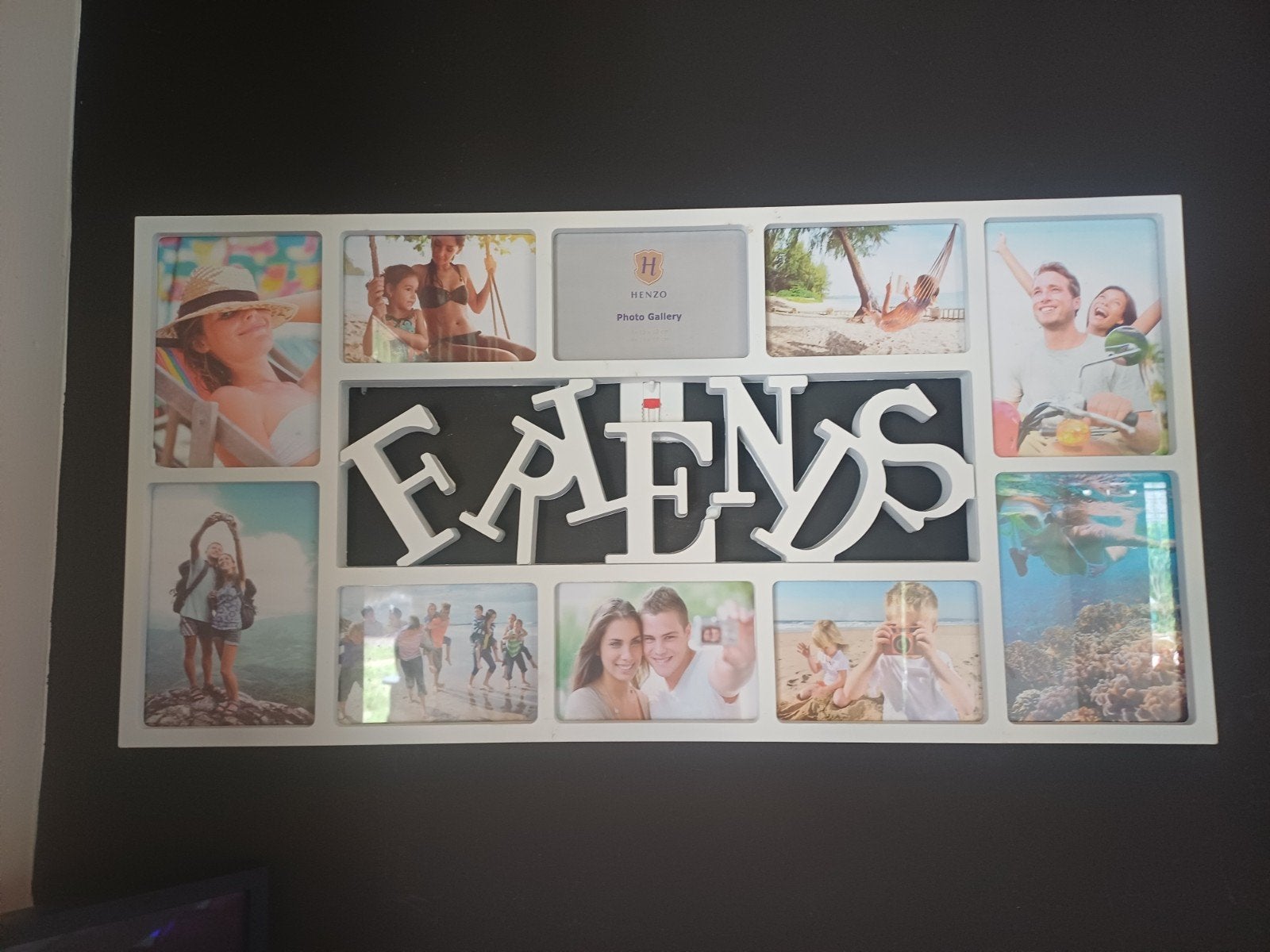Fotolijst 'Friends' voor 10 foto's - Wit, Ophalen of Verzenden