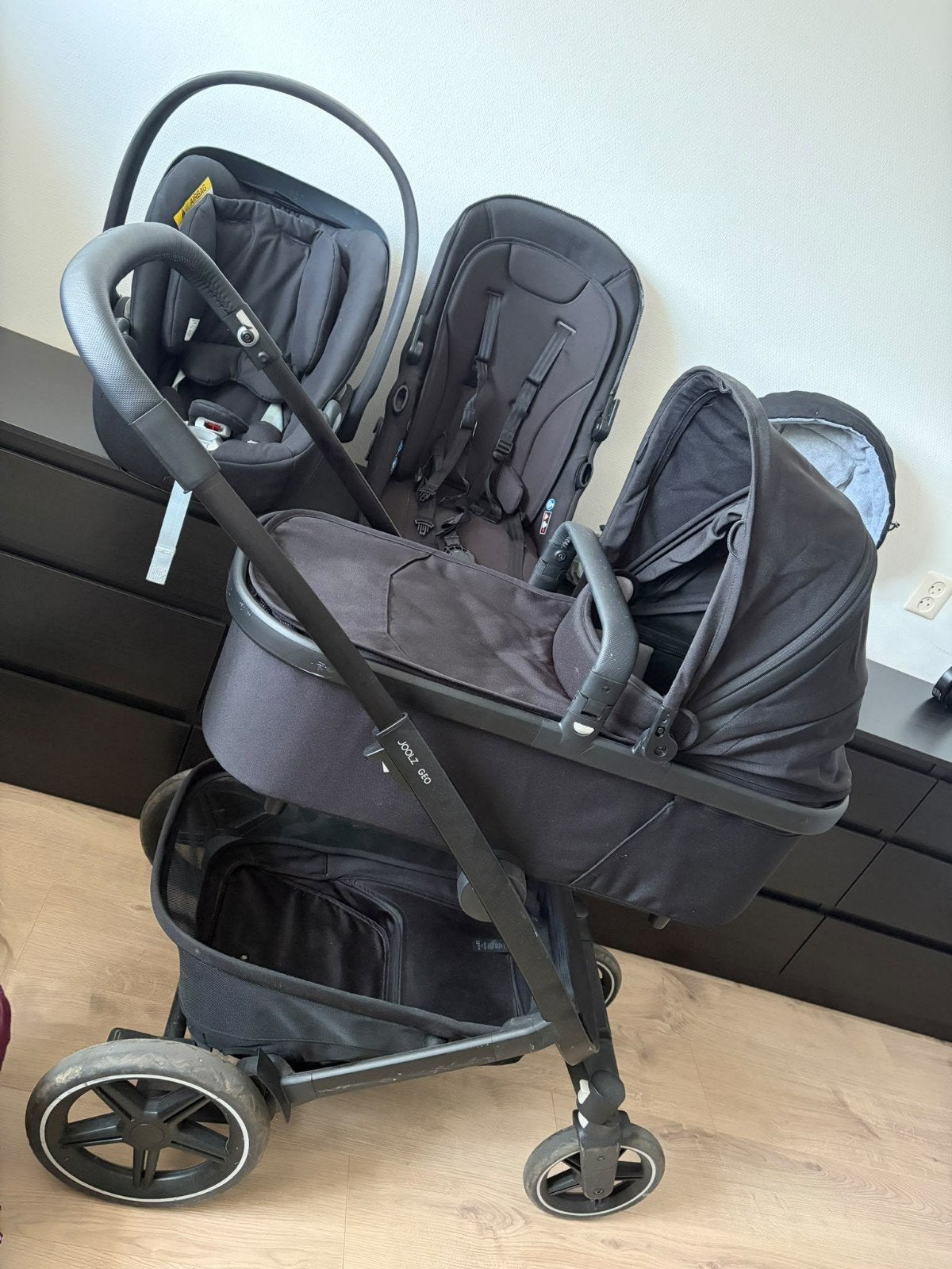 Kinderwagen Joolz Geo 3 + toebehoren, Kinderen en Baby's, Ophalen, Gebruikt, Kinderwagen of Buggy