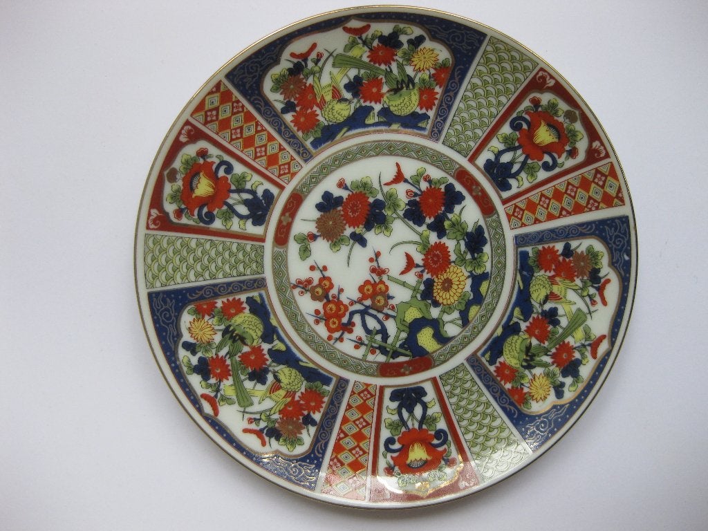 Vintage Japans Imari - Wandbord  (3 Stuks Wandborden), Ophalen of Verzenden
