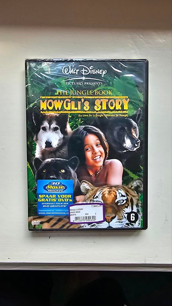 Walt Disney's The Jungle Book: Mowgli's Story DVD, Avontuur, Ophalen of Verzenden, Vanaf 6 jaar, Nieuw in verpakking