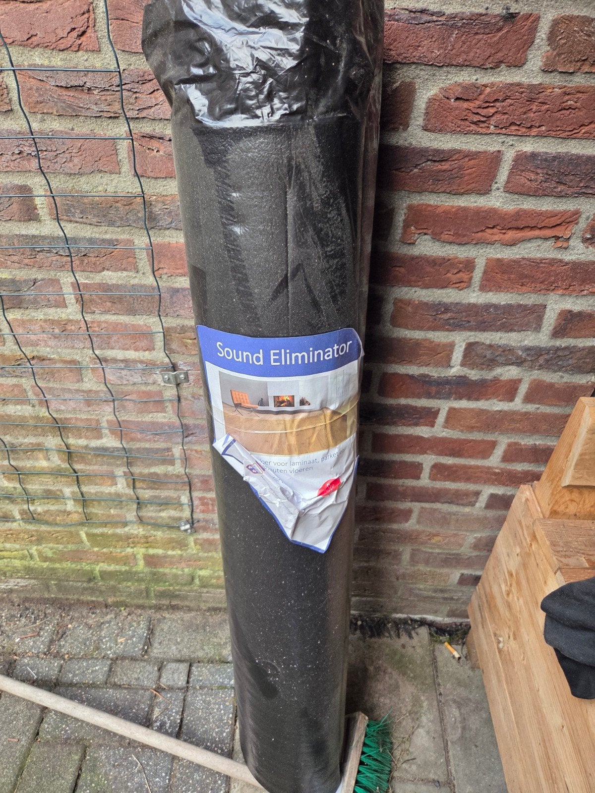 Sound Eliminator ondervloer voor laminaat en parket, Minder dan 50 cm, Zwart, Ophalen of Verzenden, Nieuw