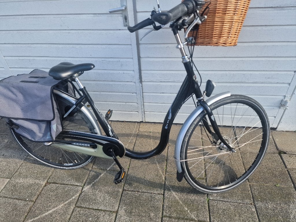Nette en goed fietsende Burgers lage instap moederfiets, 47 tot 50 cm, 0 zitjes, Trommelrem, Ophalen