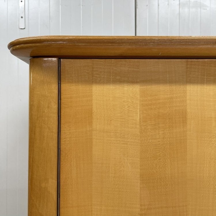 Grote vintage mid-century 5 deurs kledingkast j`60 hang leg, Huis en Inrichting, Kasten | Kledingkasten, Ophalen, Met deur(en)