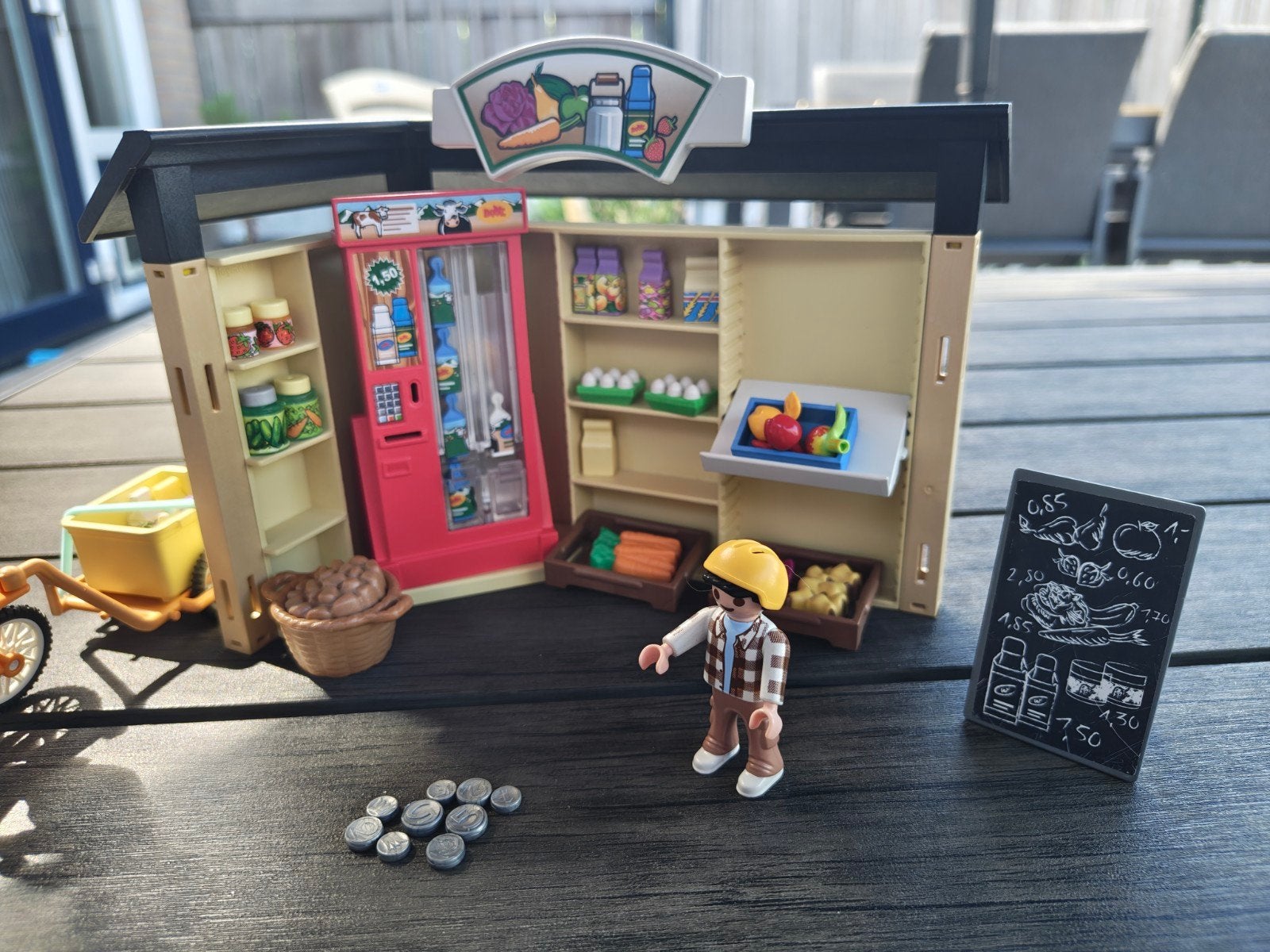90. playmobil 71250 Boerderijwinkel, Gebouw, Complete set, Ophalen of Verzenden, Zo goed als nieuw