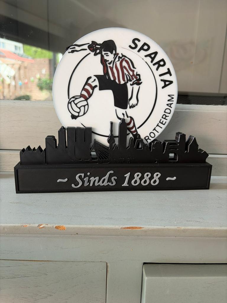 3D Geprint Sparta beeldje, Nieuw, 23 cm, Ophalen of Verzenden, 18 cm