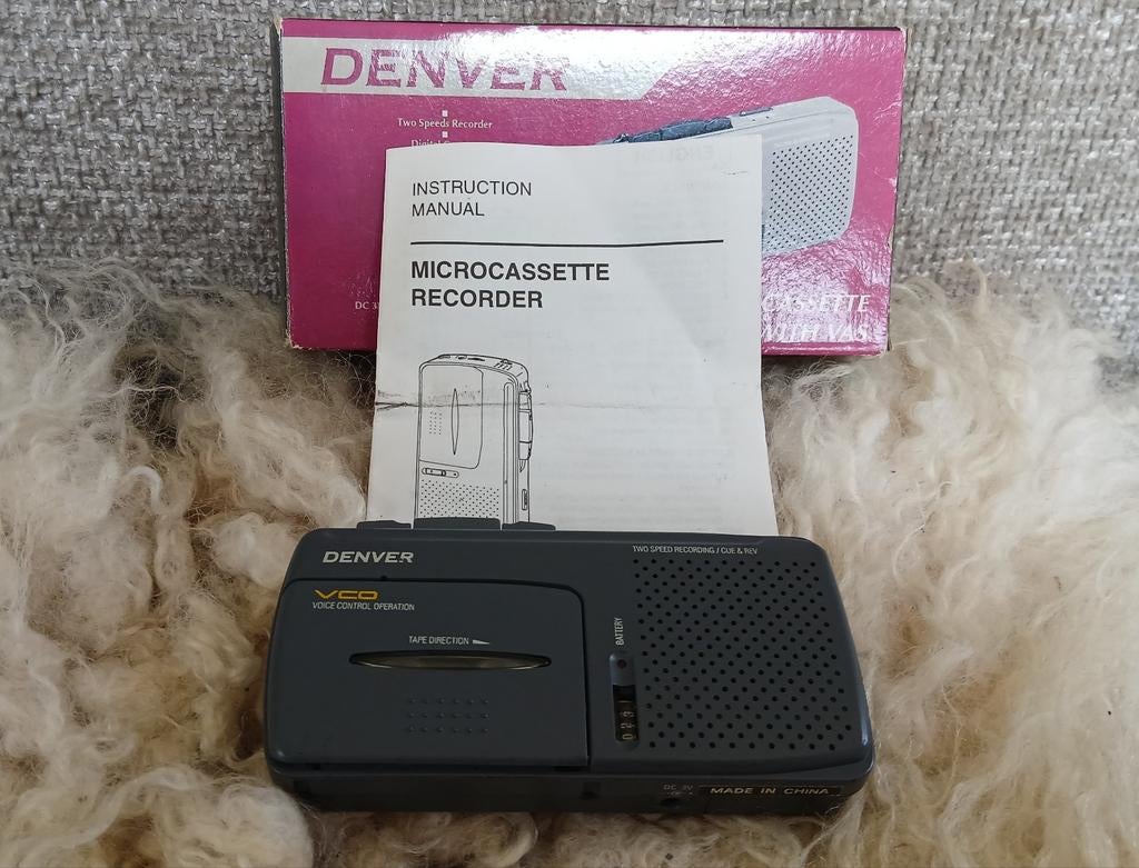 Uit erfenis: DENVER micro cassette recorder, Audio, Tv en Foto, Walkmans, Discmans en Minidiscspelers, Ophalen of Verzenden, Walkman