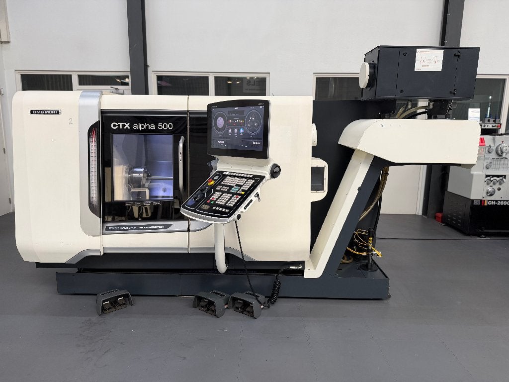 CNC-Draaibank DMG MORI CTX alpha 500 V6, 500 tot 1000 mm, Ophalen of Verzenden, Zo goed als nieuw, Metaaldraaibank