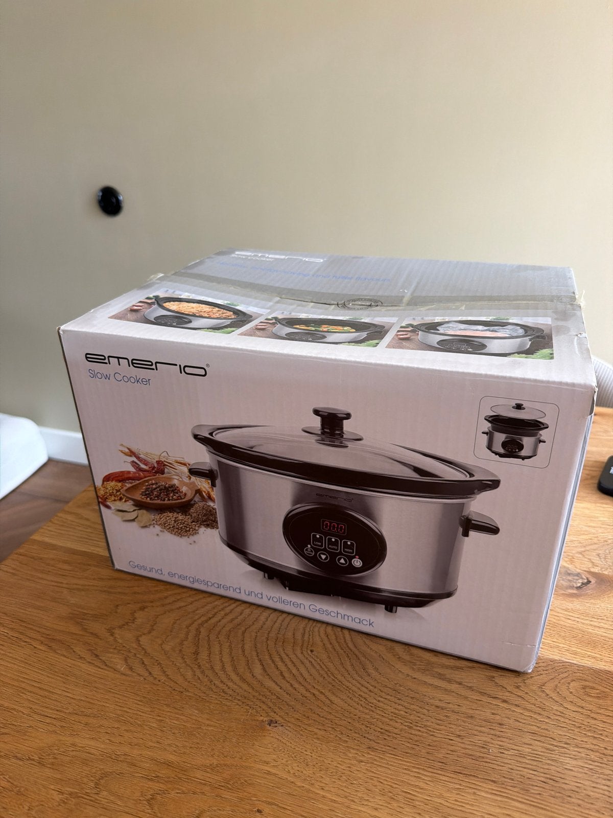 Emerio Slowcooker 3,5 liter - Nooit gebruikt, Witgoed en Apparatuur, Slowcookers, Ophalen, Nieuw