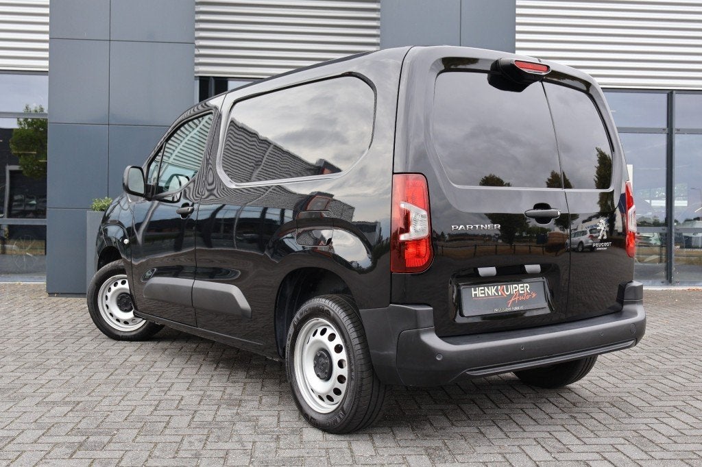Peugeot PARTNER 1.5 BlueHDi 100 / Navi / PDC V&A / Camera /, Huisgarantie, Met garantie (alle), Zwart, Bedrijf
