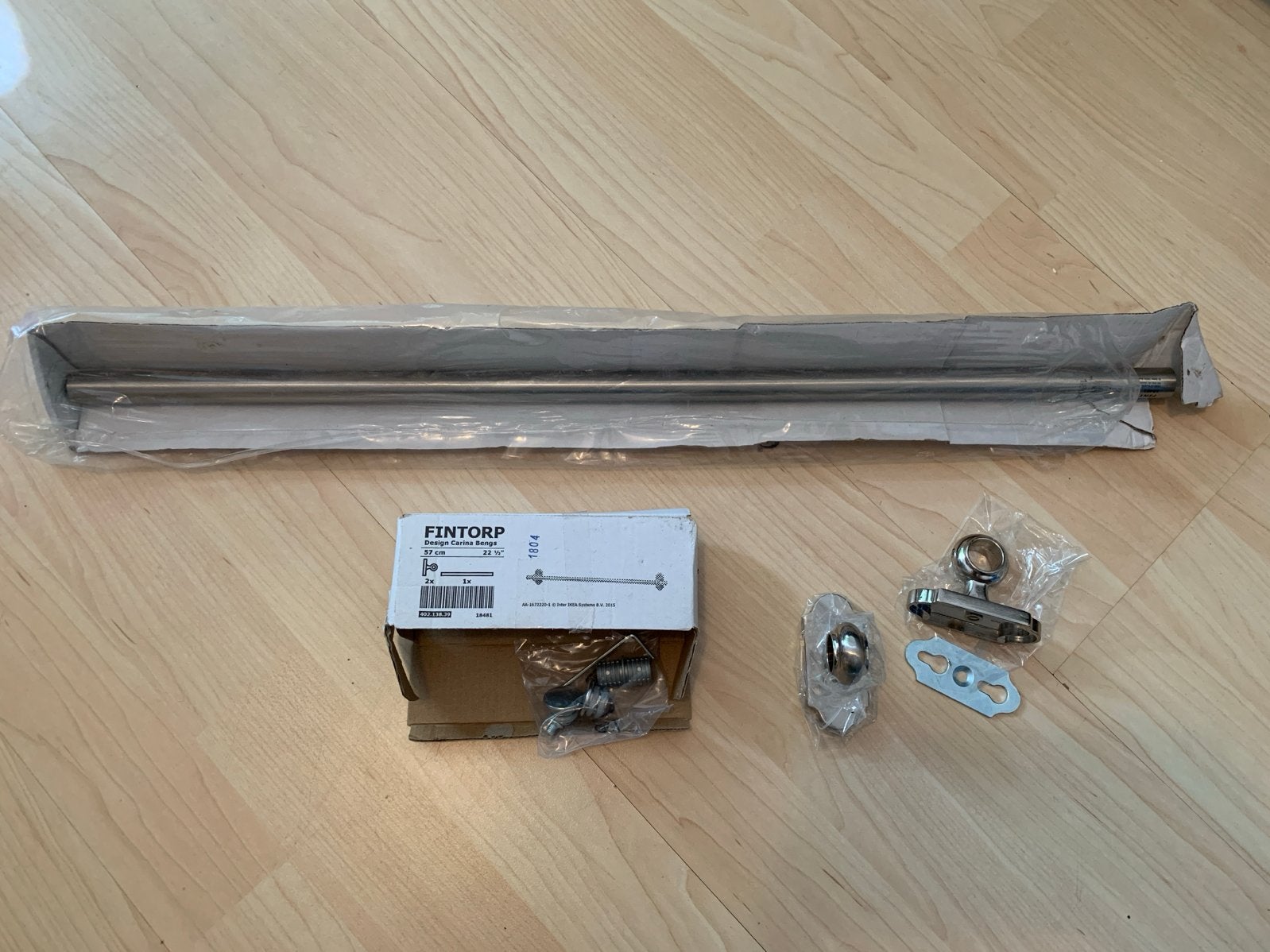 IKEA FINTORP Keukenstang 57 cm RVS, Overige typen, IKEA, Ophalen of Verzenden, Metaal