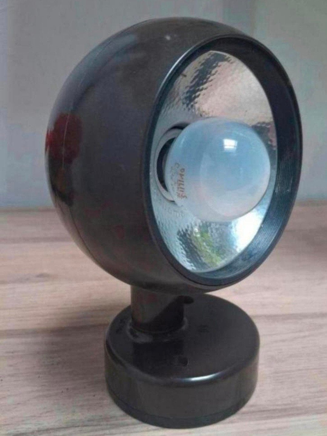 Bruine vintage Philips Louis Kalff spot., Ophalen of Verzenden, Zo goed als nieuw