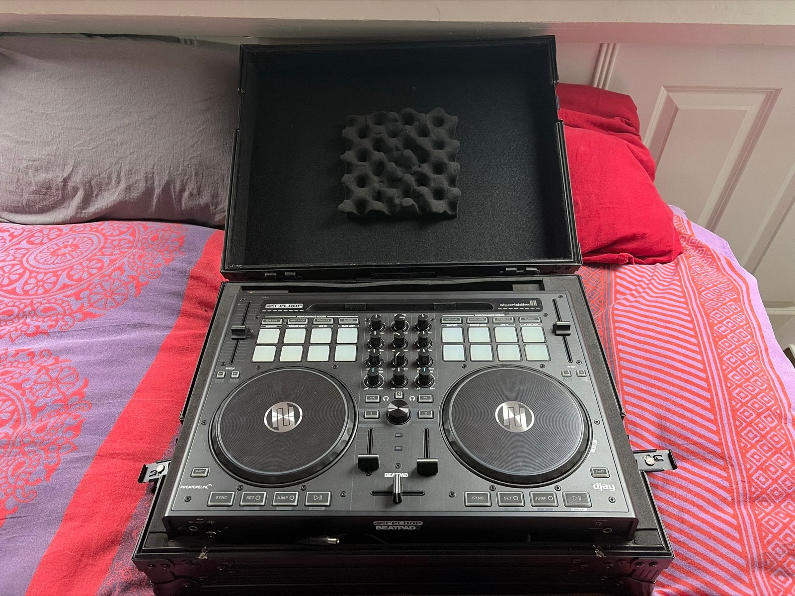 Reloop Beatpad 2 DJ-controller met flightcase, Ophalen, Gebruikt, Dj-set, Reloop