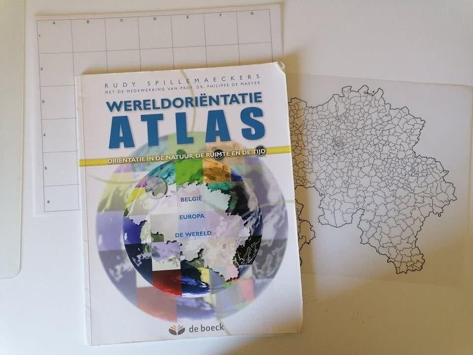 De boeck atlas, Ophalen, Overige atlassen, Zo goed als nieuw, 1800 tot 2000