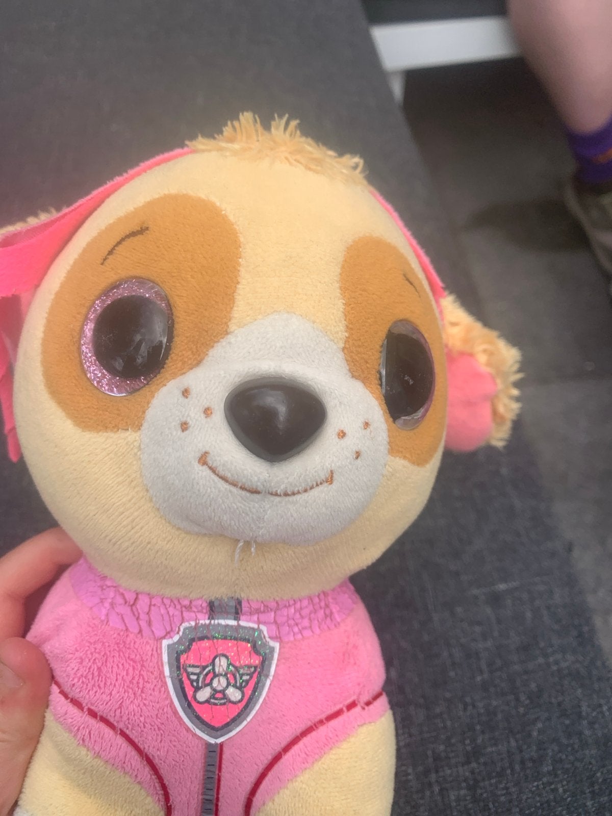 Paw Patrol Skye knuffel - Roze en beige, Kinderen en Baby's, Speelgoed | Knuffels en Pluche, Ophalen, Gebruikt, Overige merken