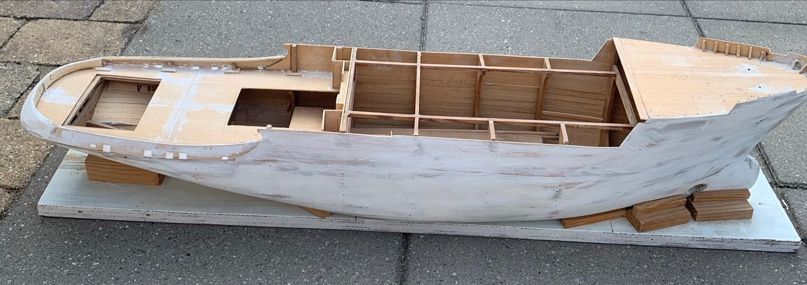 Modelbouw boot in aanbouw - Project voor de liefhebber, Ophalen, Gebruikt, Groter dan 1:32, Overige merken