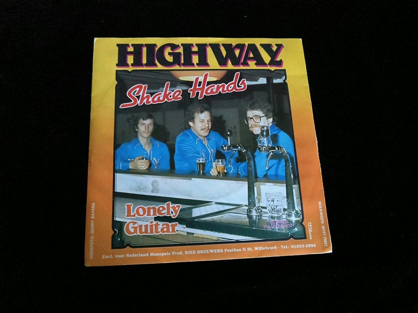 Highway - Shake Hands / Lonely Guitar (Vinyl Single), Cd's en Dvd's, Ophalen of Verzenden, Gebruikt, Schlager