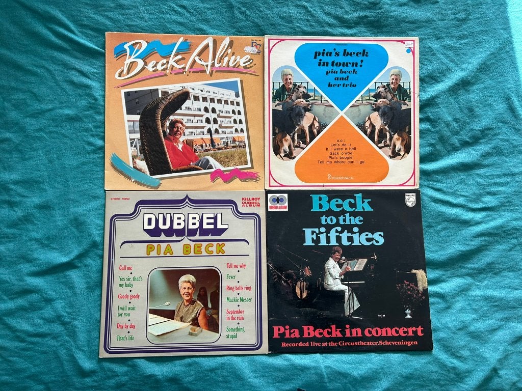 4 LP's Pia Beck (ook per stuk te koop), LP, Gebruikt, Ophalen of Verzenden, 12 inch