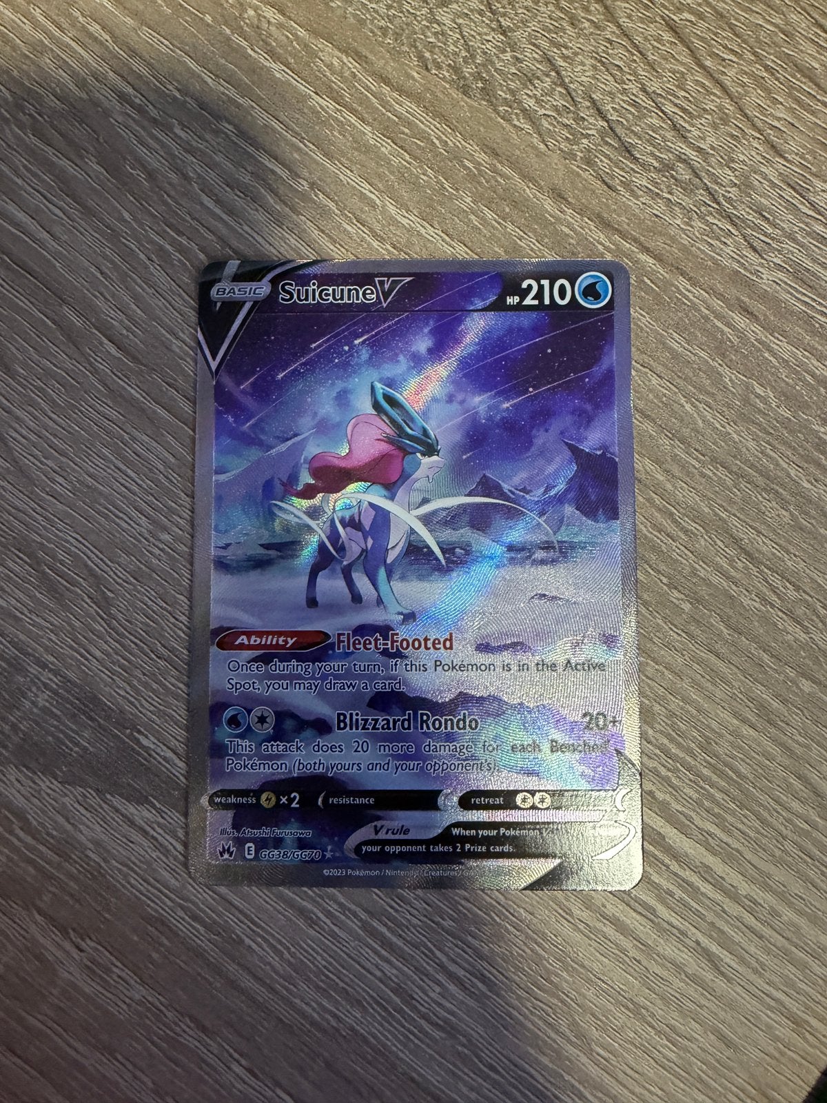 Suicune V GG38 CRZ, Ophalen of Verzenden, Zo goed als nieuw