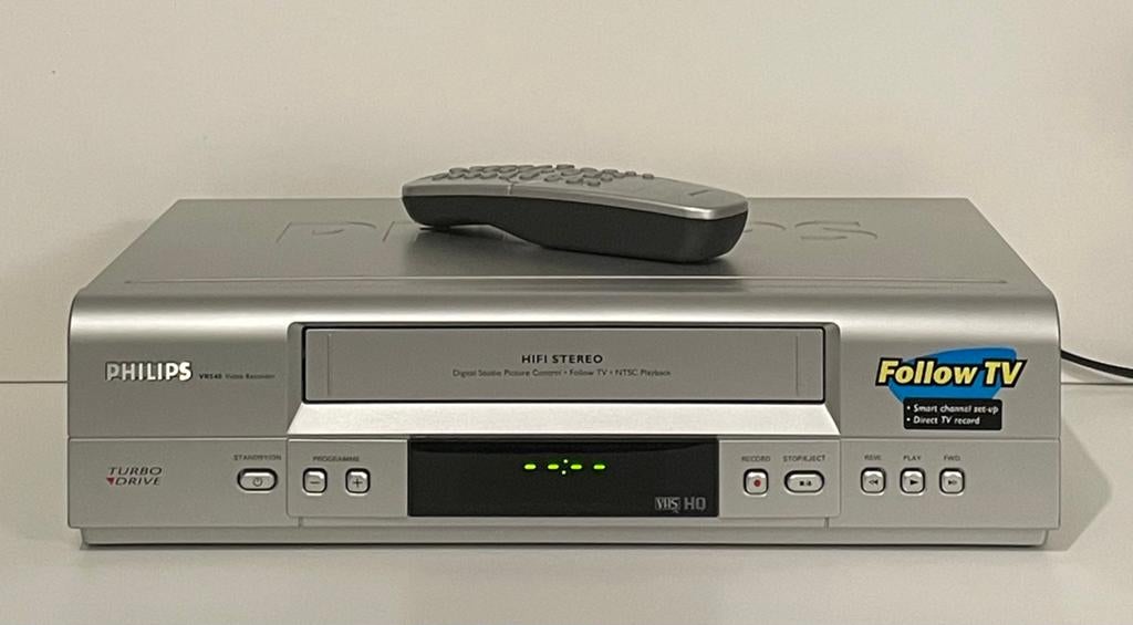 Philips VR540 VHS Videorecorder, Audio, Tv en Foto, Videospelers, Ophalen of Verzenden, Gebruikt